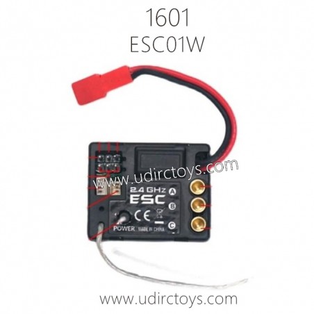 UDI 1601 RC Car Parts ESC01W 2.4GHz Integrated ESC